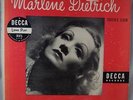Marlene Dietrich Souvenir Album Decca  DL5100 10 Inch LP record