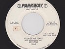 BEN ZINE 45 Village Of Tears PARKWAY 996 RARE NORTHERN SOUL PROMO VG