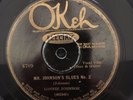 Okeh 8709 Lonnie Johnson MR. JOHNSON'S BLUES No. 2 BLUES 1929