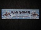 Iron Maiden stripe patch lim. ed. sold out metal entombed dismember metallica