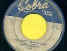 GUITAR SHORTY You Don't Treat Me Right / Guitar Shorty COBRA 5017  Hear 