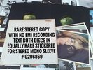 BEATLES WHITE ALBUM UK TOP OPEN RARE STICKERED STEREO NO EMI LABELS POSTER/PICS