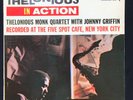 THELONIOUS MONK QUARTET w/ Johnny Griffin In Action Riverside LP 12-262 mono DG