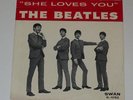 The Beatles She Loves You / I’ll Get You Swan Records 45 RPM Pic Sleeve & Record