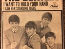 THE BEATLES I WANT TO HOLD YOUR HAND 45 WITH PICTURE SLEEVE CAPITOL LABEL 5112