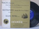 EGON PETRI - BACH chaconne BEETHOVEN sonata no.6 - COLUMBIA ML 2049 US 10