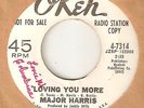MAJOR HARRIS Loving You More Just Love Me OKEH PROMO  NORTHERN SOUL 45