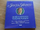 JASCHA HEIFETZ 10 violin concertos BACH MOZART BRUCH BEETHOVEN etc. 6LP box RCA