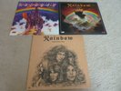 RAINBOW - Rising/Long Live Rock N Roll/Richie Blackmore's Rainbow 3 x LP Bundle