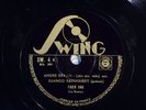 78 RPM -- Andre Ekyan - Django Reinhardt, Swing 4, E+ Jazz