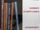 WEBER OVERTURES OSR/ANSERMET SXL 2112  WBG ED1 BLUE BORDER BACK NM