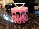 THE BEATLES - PINK DISK-GO-CASE 45 RECORD HOLDER - 1966 NEMS - HTF