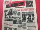 Guns N' Roses-G N' R Lies USA ORIGINAL FIRST PRESS LP SHEET WITH HYPE STICKER