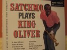 Louis Armstrong LP: Satchmo Plays King Oliver. 1960. (VG++)