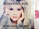 SAMANTHA FOX just one night (1st uk press & lyric inner) HIP 112 uk jive 1991