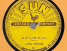 CARL PERKINS Blue Suede Shoes / Honey Don't ORIG 1956 US SUN 78
