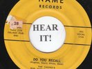 The Casino's DOO WOP 45 (Name 001) Do You Recall /Teach'Er   RARE  1962