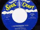 DAVID WILL-I REMEMBER YOU ON SOUL CRAFT NORTHERN 45-HEAR