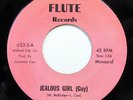 FLASH MCKINLEY-JEALOUS GIRL GUY ON FLUTE BASEMENT SOUL 45-HEAR