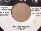 RARE DOO-WOP PROMO 45/ CHUCK-A-LUCKS 
