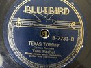 Bluebird 7731 Yank Rachel w JOE WILLIAMS & Sonny Boy TEXAS TOMMY 78 rpm BLUES E-
