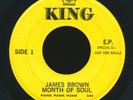 JAMES BROWN MONTH rare DJ only EP / 1967 KING / northern soul / hear it