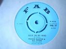 UK FAB 37- PRINCE BUSTER-JULIE ON MY MIND/THIS IS A HOLD UP- NR EX