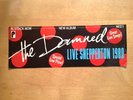 The Damned Live Shepperton 1980 Rare Original Promo Streamer Punk Sex Pistols