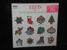 ELVIS PRESLEY SINGS THE WONDERFUL WORLD OF CHRISTMAS IN THE SHRINK WITH STICKER