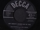 ELLA FITZGERALD & LOUIS JORDAN: Ain't Nobody's Business If I Do / I'll Never Be