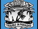 STEADY 45s * Trouble In Paradise LP+CD Blue Vinyl neu*new *Ska*Rocksteady*