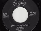 FRED HUGHES - Vee-Jay 718 - Don't Let Me Down - 1966 NORTHERN SOUL DJ 45 (orig)