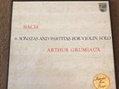 ARTHUR GRUMIAUX Bach 6 Sonatas & Partitas For Violin Solo 3lp PHILIPS 835 198/20