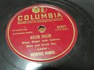 RARE  COLUMBIA 37977 MEMPHIS MINNIE HOLD ME BLUES/ KILLER DILLER VG- NICE