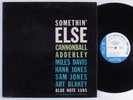 CANNONBALL ADDERLEY Somethin Else BLUE NOTE LP W63rd mono