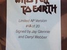 DAVID BOWIE The Man Who Fell To Earth 1/20 RARE edition book signed by authors