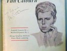 Van Cliburn rare genuine signed autographed (Vinyl, RCA Victor Red Seal )