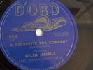 Earl “Fatha” Hines - 78rpm single 10-inch – D’Oro #102 A Cigarette For Company