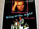 BRING ON THE NIGHT Original Movie Poster STING THE POLICE MICHAEL APTED