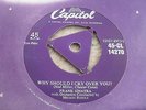 FRANK SINATRA: DON'T CHANGE YOUR MIND ABOUT ME 1955 TRI CAPITOL 45 RPM EX
