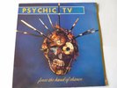 PSYCHIC TV FORCE THE HAND OF CHANCE VINYL DOUBLE LP EXC +  PLUS UNUSED POSTER