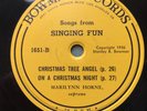 Marilynn HORNE: Bowmar Yellow label #1651 Christmas/Winter songs