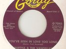 MARTHA & VANDELLAS Youve Been In Love Too Long GORDY  MOTOWN NORTHERN SOUL 45