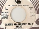 THE MARVELETTES Danger Heartbreak Dead Ahead TAMLA PROMO MOTOWN NORTHERN SOUL 45