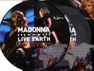 MADONNA - LIVE EARTH CONCERT LP PICTURE DISC VINYL with DIE CUT PIC SLEEVE