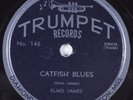 Blues 78 ELMO JAMES Catfish Blues TRUMPET HEAR