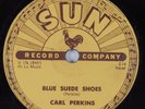 Rockabilly 78 CARL PERKINS Blue Suede Shoes SUN 234 HEAR