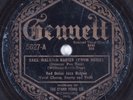 Jazz 78 RED ONION JAZZ BABIES Cake Walking Babies GENNETT 5627 HEAR