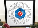 The Who My Generation | Vinyl Single 12 Inch LP Size Framed RETRO MOD GIFT
