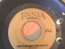BOBBY VALENTIN 'USE IT BEFORE YOU LOOSE IT' FANIA RECORDS RARE NORTHERN SOUL